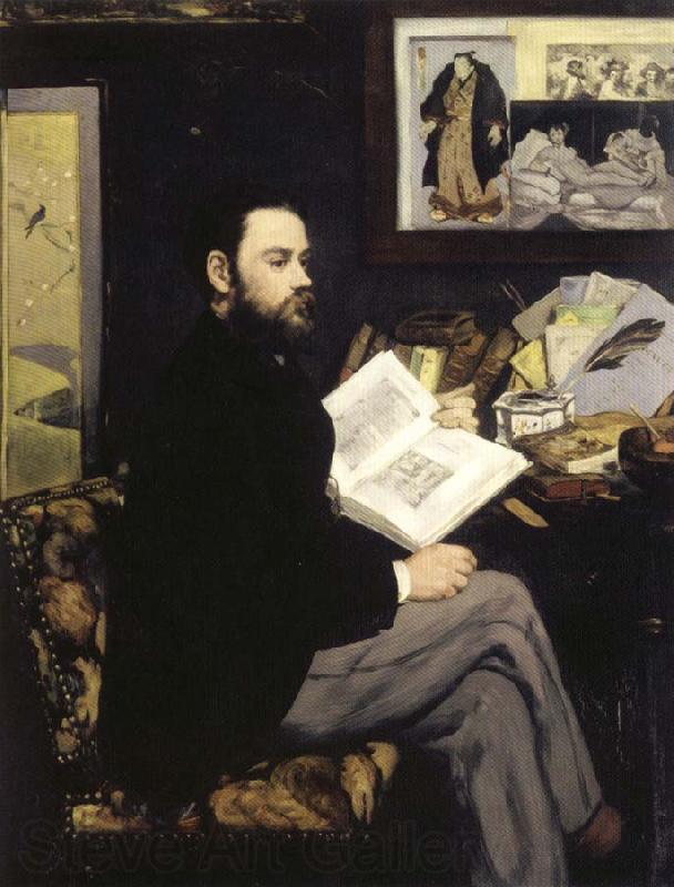 Edouard Manet Portrait of Emile Zola